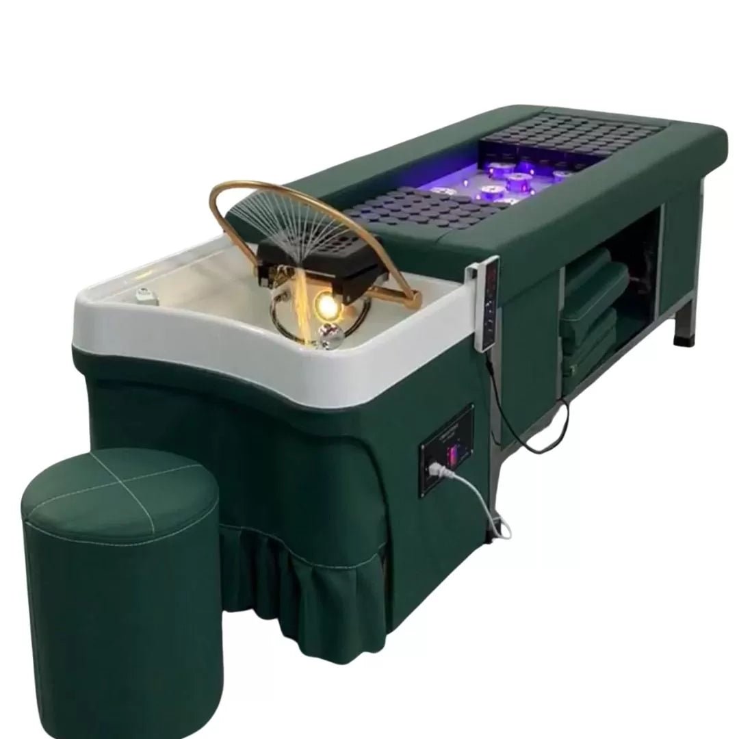 JAPANESE HEAD SPA & BODY TREATMENT TABLE FOREST (PLUMBED) - Luna Beauty Supplies