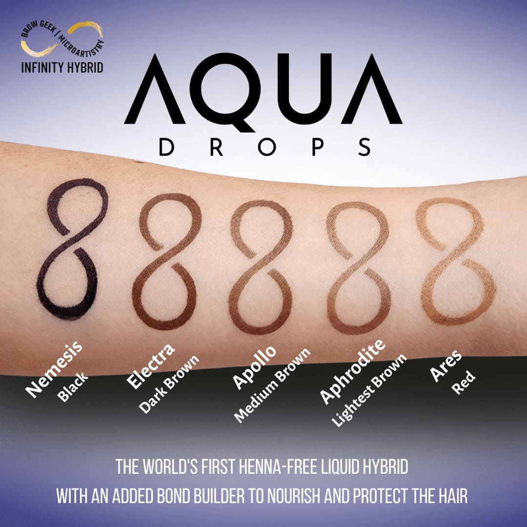 INFINITY - AQUA DROPS - ELECTRA (DARK BROWN) - Luna Beauty Supplies