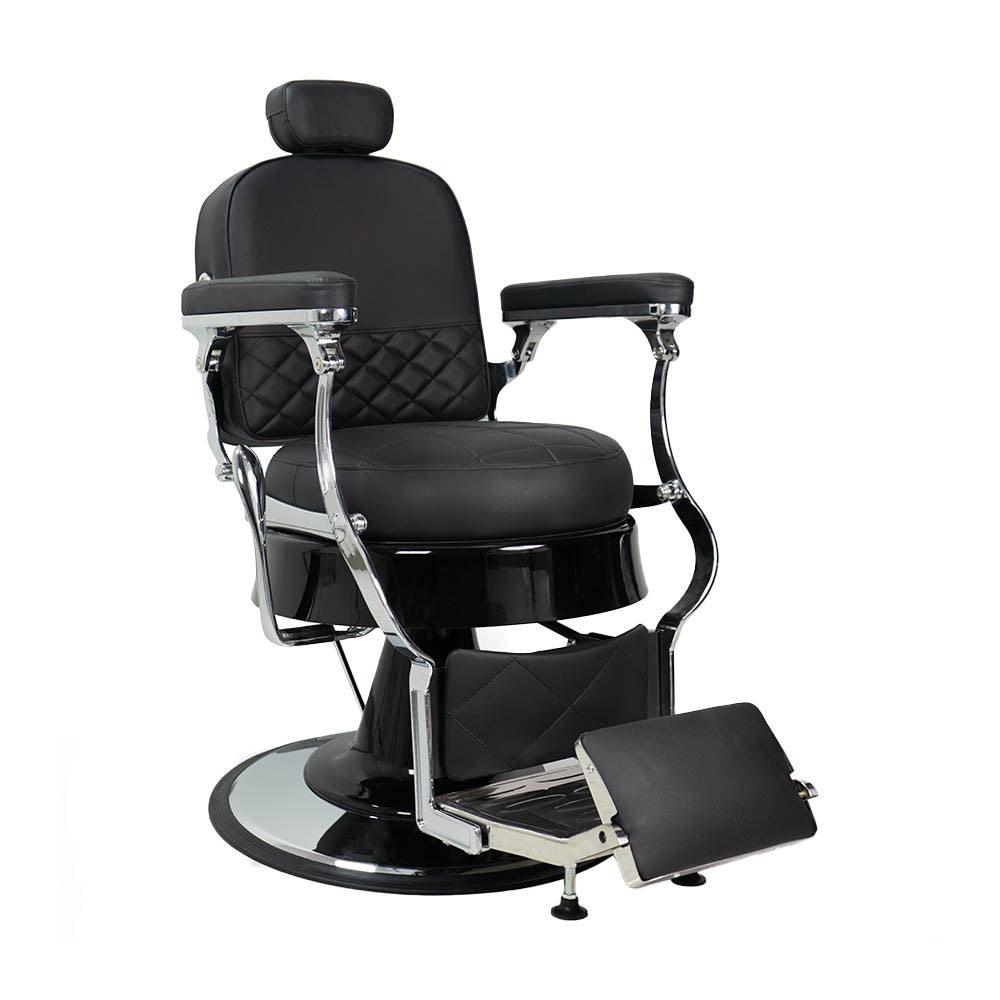 Karma Ascot Barber Chair All Black - Luna beauty supplies