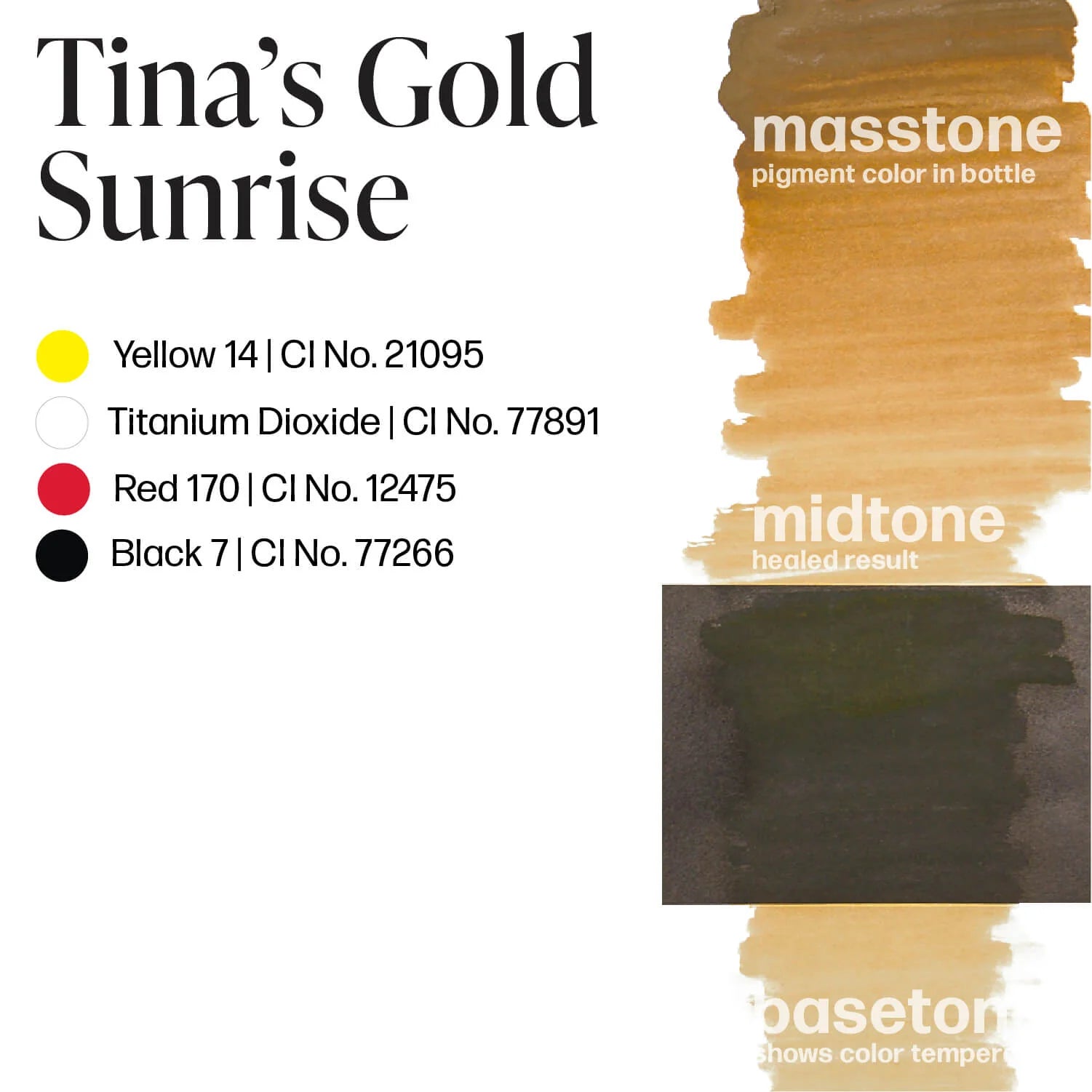 PERMA BLEND - TINA'S GOLD SUNRISE (BROW SHADES) - Luna Beauty Supplies