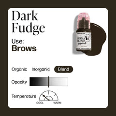 PERMA BLEND BROW PIGMENT - DARK FUDGE (15ml) - Luna Beauty Supplies