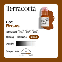 PERMA BLEND BROW PIGMENT - TERRA COTTA (15ml) - Luna Beauty Supplies