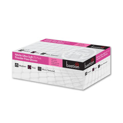 BASTION DISPOSABLE NITRILE GLOVES - PINK (200PK)