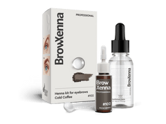 BROW XENNA - EYEBROW HENNA #102 COLD COFFEE (NEW with Hyaluronic Base!) - Luna Beauty Supplies