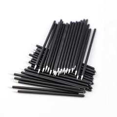 Disposables eyeliner brushes in black - Luna Beauty Supplies