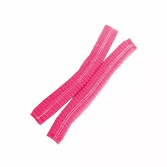 DISPOSABLE HAIR CRINKLE NET 100pk - Black or Pink - Luna Beauty Supplies