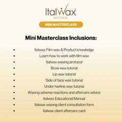 ITALWAX - ONLINE MINI MASTERCLASS - Luna Beauty Supplies