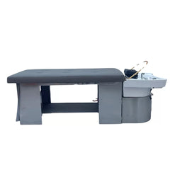 JAPANESE HEAD SPA TREATMENT TABLE GREY (PLUMBED) - Luna Beauty Supplies