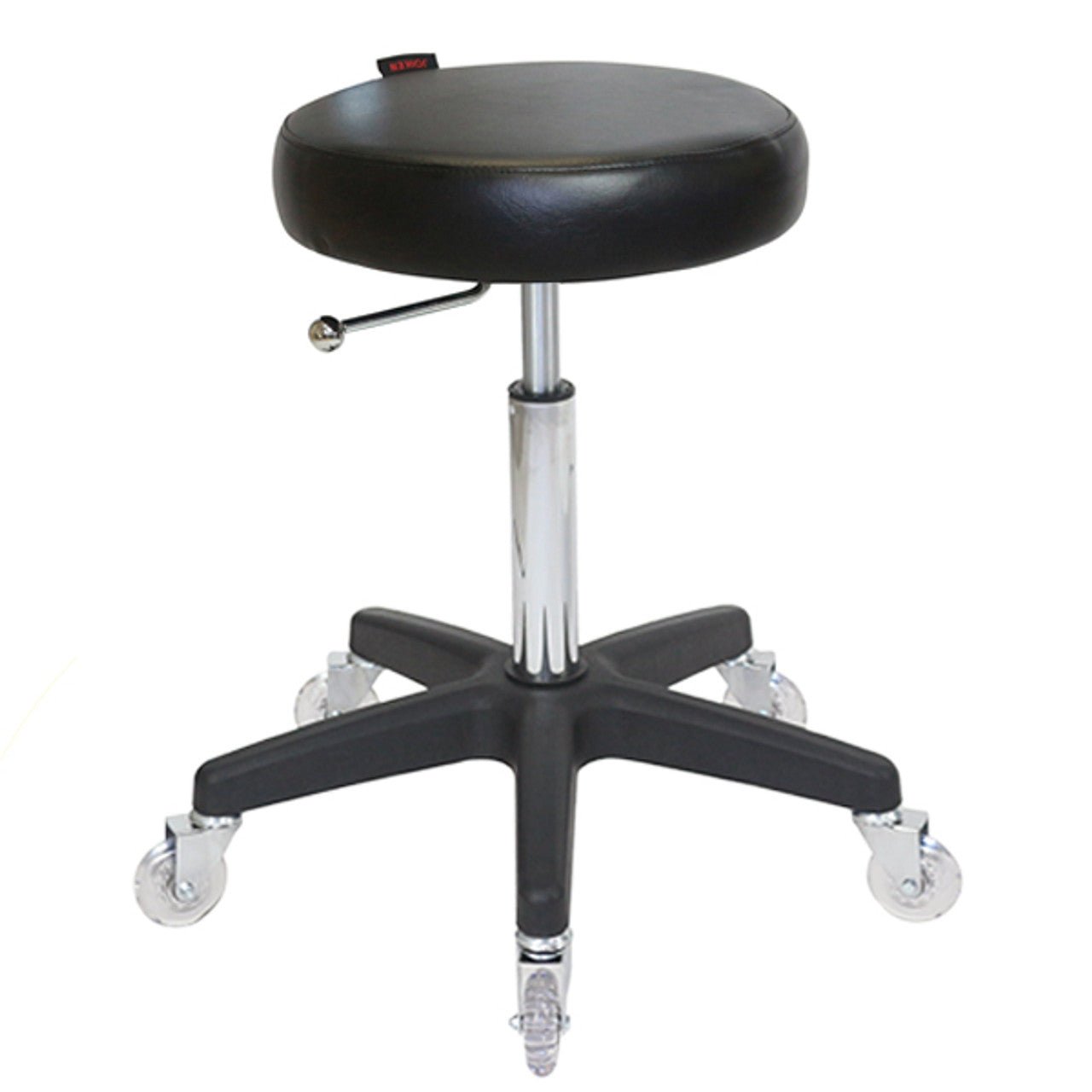 JOIKEN - TURBO STOOL BLACK (Choose Wheels) - Luna Beauty Supplies