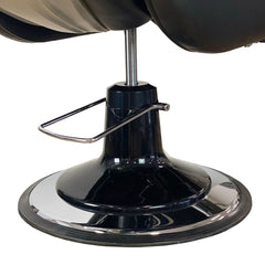 Disc base of Joiken Austin barber chair in black - Luna Beauty Supplies