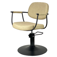 JOIKEN - CHELSEA SALON CHAIR - BLACK FRAME (HYDRAULIC) - Luna Beauty Supplies