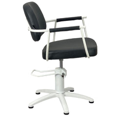 JOIKEN - CHELSEA SALON CHAIR - WHITE FRAME (HYDRAULIC)