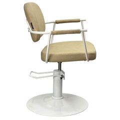 JOIKEN - CHELSEA SALON CHAIR - WHITE FRAME (HYDRAULIC)