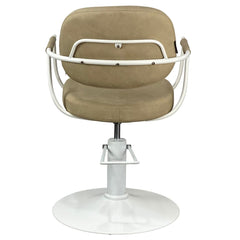 JOIKEN - CHELSEA SALON CHAIR - WHITE FRAME (HYDRAULIC)