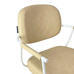 JOIKEN - CHELSEA SALON CHAIR - WHITE FRAME (HYDRAULIC)