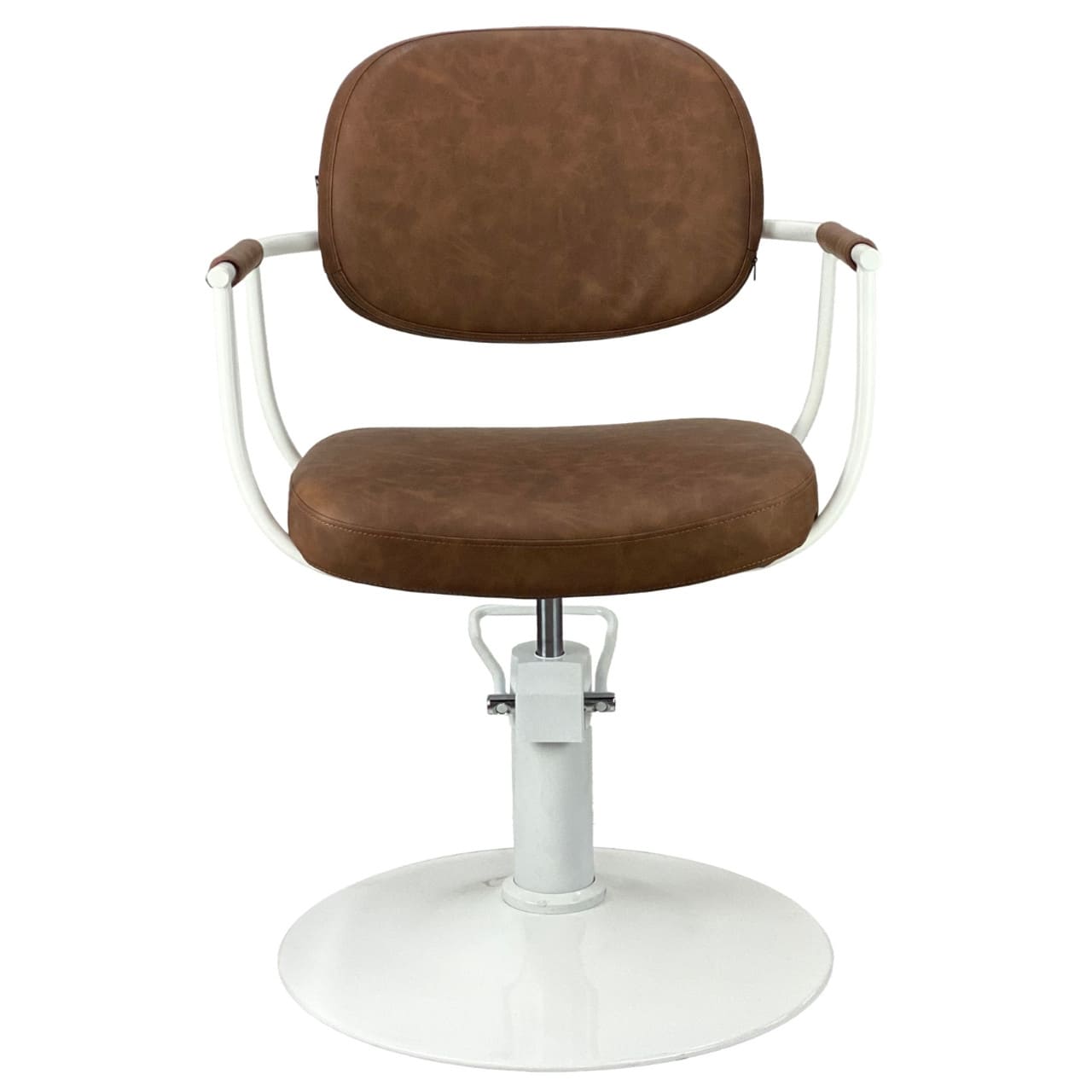 JOIKEN - CHELSEA SALON CHAIR - WHITE FRAME (HYDRAULIC)