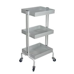 Joiken Clem hairdressing and beauty salon trolley in white - Luna Beauty Supplies