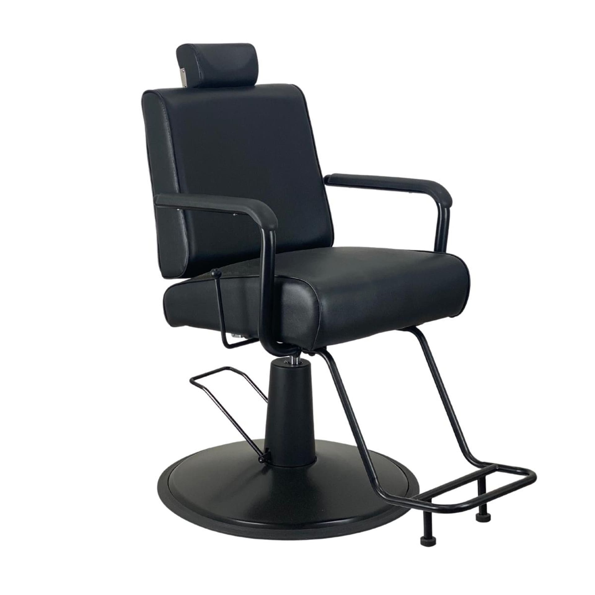 Joiken Cyrus Reclining Salon Chair in Black - Luna Beauty Supplies