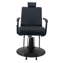 Joiken Cyrus Reclining Salon Chair in Black - Luna Beauty Supplies