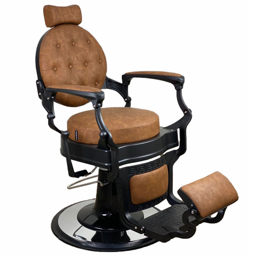 Joiken harlem barber shop_chair tan - Luna Beauty Supplies