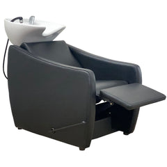 Joiken malibu shampoo unit black leg rest extended - Luna Beauty Supplies