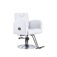 Karma Batlow Salon Chair in White - Luna Beauty Supplies