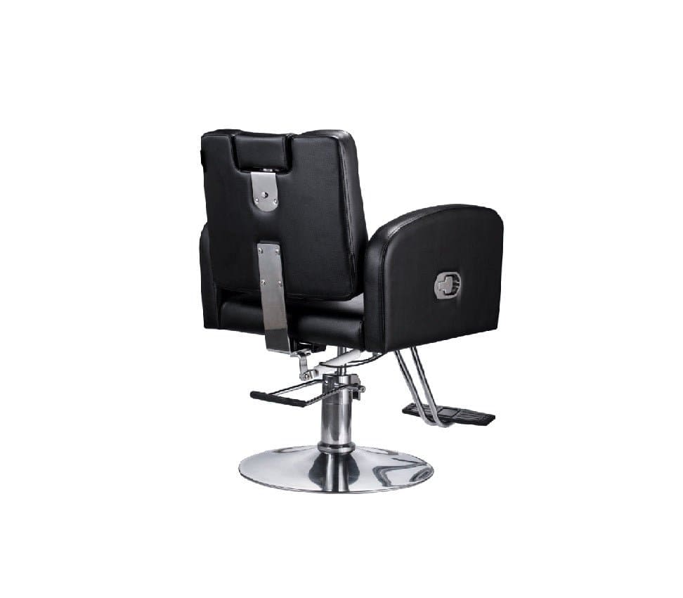 KARMA BATLOW SALON CHAIR (Black/White/Tan) - Luna Beauty Supplies