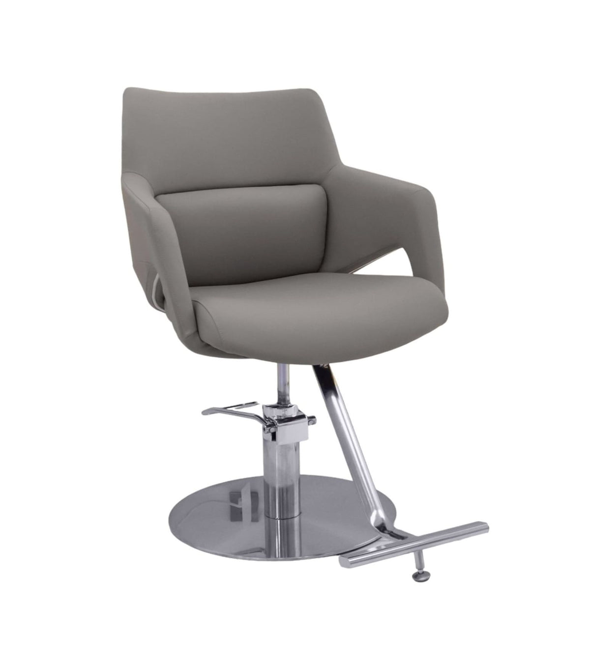 Karma Cessnock Beauty Hairdressing salon chair grey - Luna Beauty Supplies