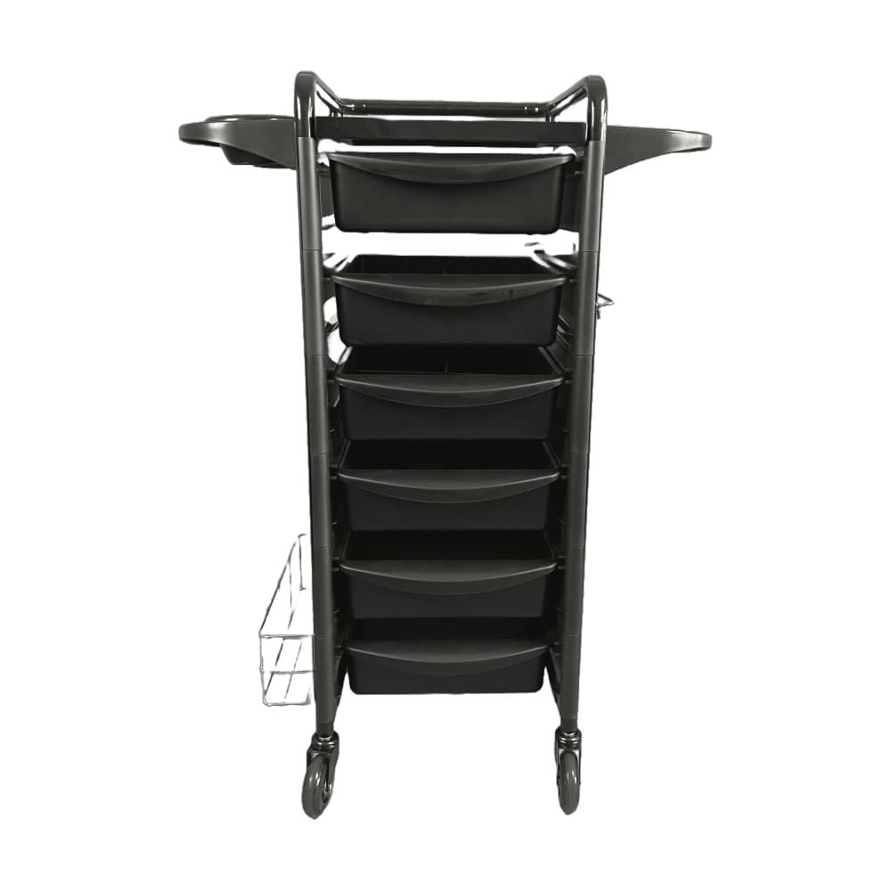 Karma darwin hairdressing trolley black - luna beauty supplies