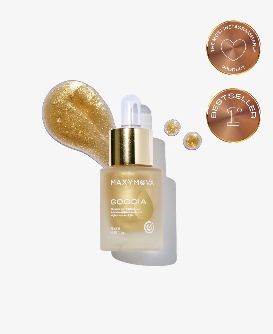 MAXYMOVA - GOLD GOCCIA LASH & BROW SERUM (15ml Bottle) - Luna Beauty Supplies