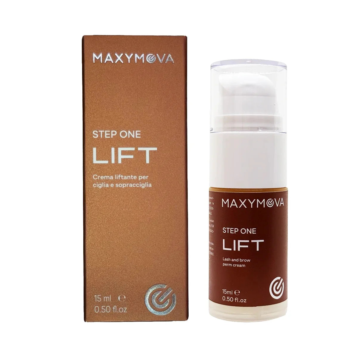 Maxymova Lash and Brow Lamination Step 1 Lift airless pump bottle 15ml