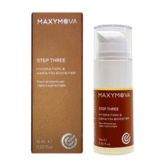 Maxymova Lash and Brow Lamination Step 3 Hydration & Keratin Booster airless pump bottle 15ml