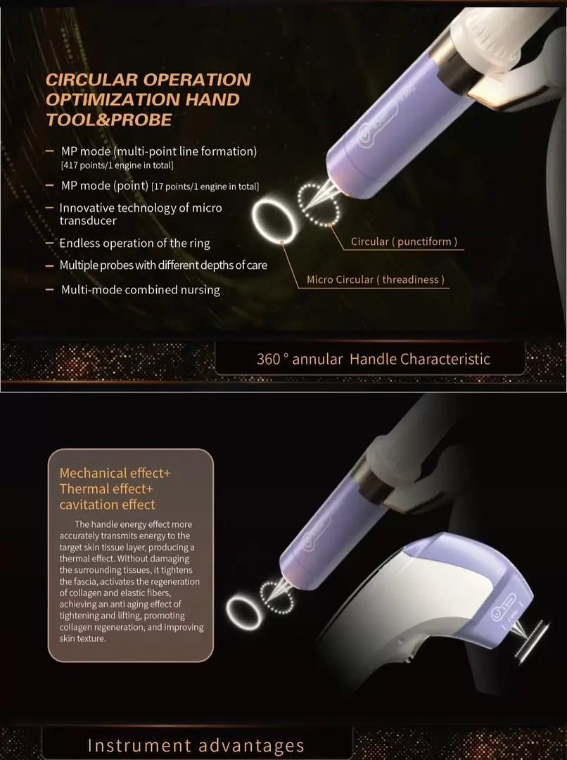 10D MPT (Micro Pulsed Technology) HiFu MACHINE - Luna Beauty Supplies