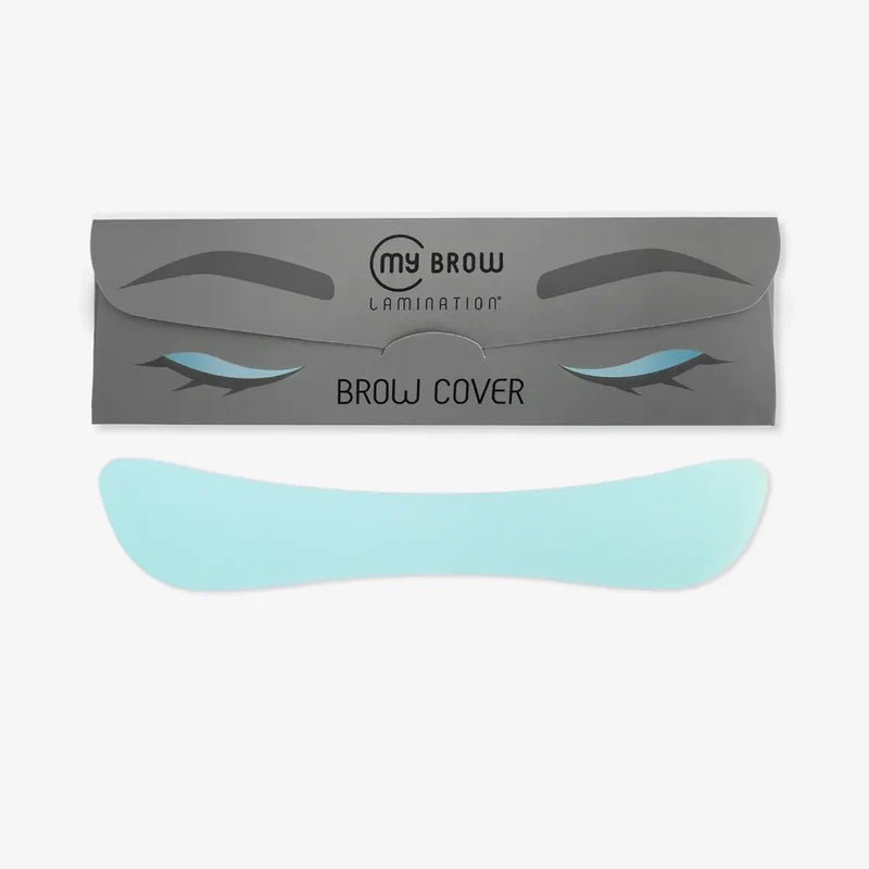 My Lamination brow blue cover on a white background