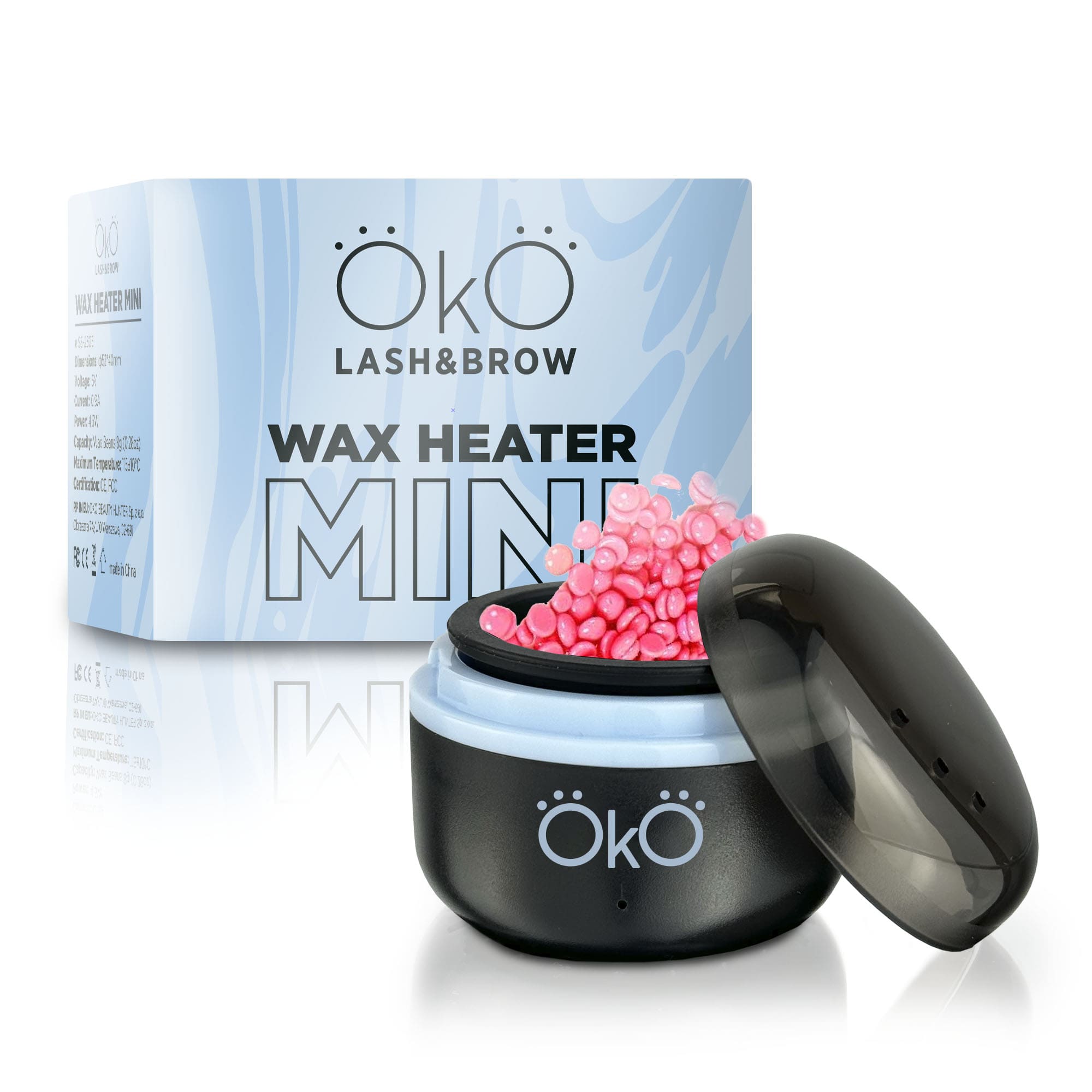 OKO lash & brow mini wax heater - Luna Beauty Supplies