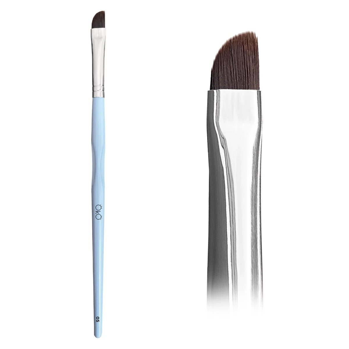 oko soft angled brush #5 - luna beauty supplies
