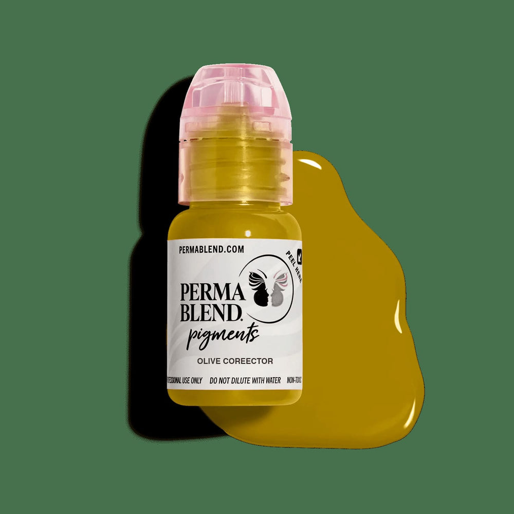 Perma Blend Olive Corrector PMU Pigment - Luna Beauty Supplies