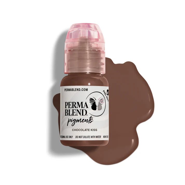 PERMA BLEND BROW PIGMENT - CHOCOLATE KISS (15ml) - Luna Beauty Supplies