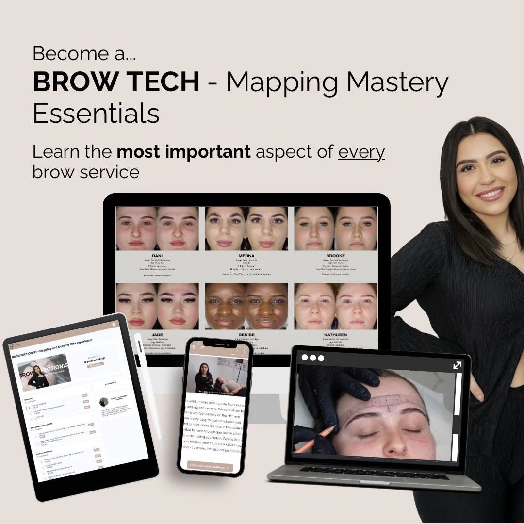 THE BROWFECTIONIST - BROW MAPPING MASTERY ESSENTIALS MASTERCLASS - Luna Beauty Supplies