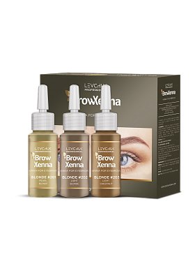 BROW XENNA - EYEBROW HENNA BRUNETTE SET (3 Bottles) - Luna Beauty Supplies