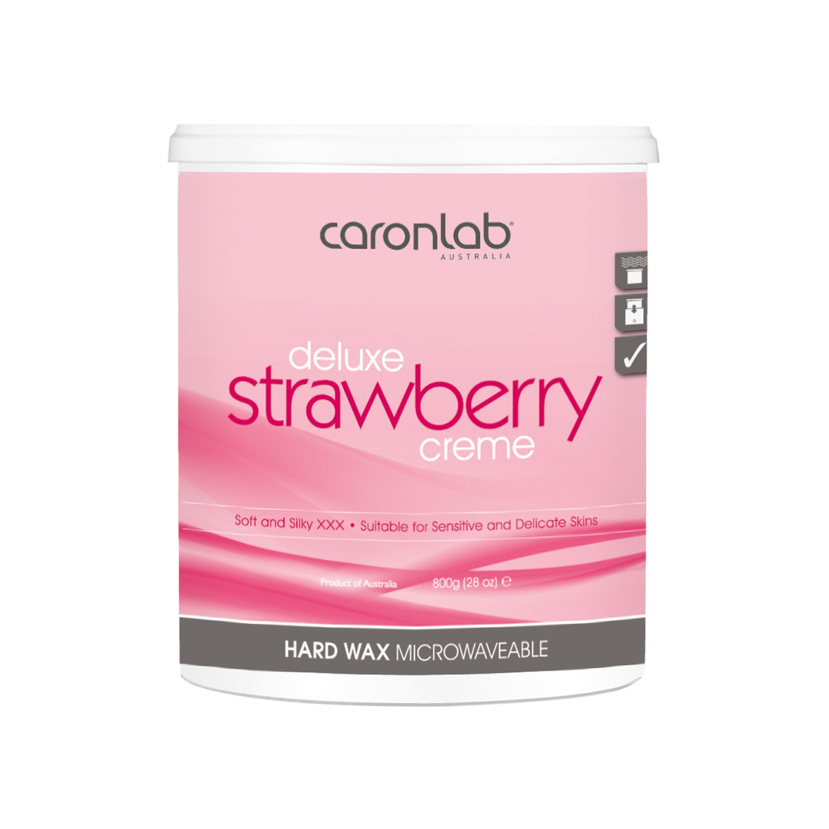 CARONLAB - STRAWBERRY CREME HARD WAX (800ml)