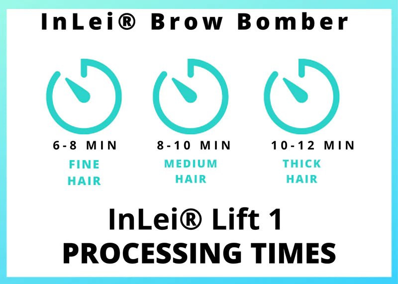 INLEI - "LIFT 1" BROW BOMBER LAMINATION SYSTEM (6 Sachets) - Luna Beauty Supplies