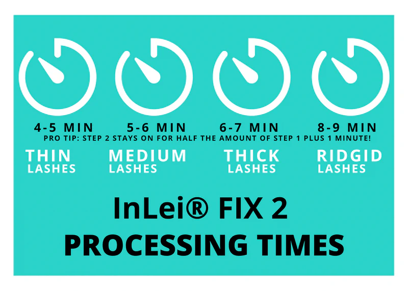 INLEI - "FIX 2" LASH FIXING (6 Sachets) - Luna Beauty Supplies