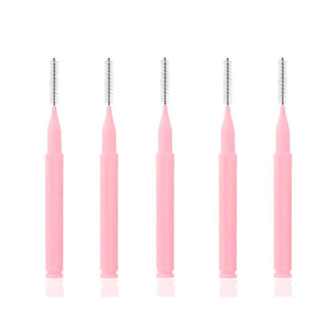 INTERDENTAL BRUSHES FOR BROW AND LASHES - (60pcs) - Luna Beauty Supplies