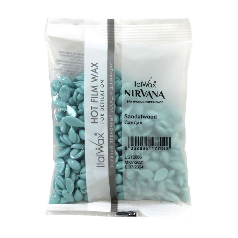 ITALWAX - FILM WAX - NIRVANA SANDALWOOD (100g) - Luna Beauty Supplies