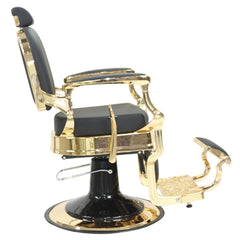 JOIKEN - HAVANA BARBER CHAIR - BLACK/GOLD - Luna Beauty Supplies