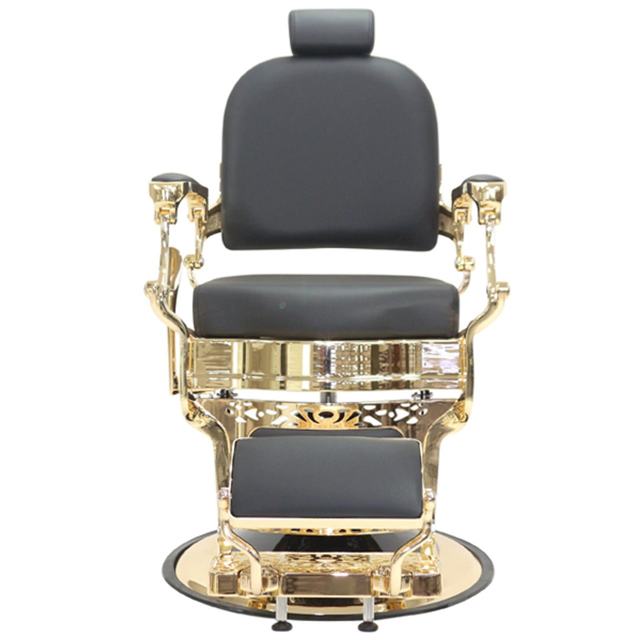 JOIKEN - HAVANA BARBER CHAIR - BLACK/GOLD - Luna Beauty Supplies