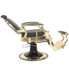 JOIKEN - HAVANA BARBER CHAIR - BLACK/GOLD - Luna Beauty Supplies