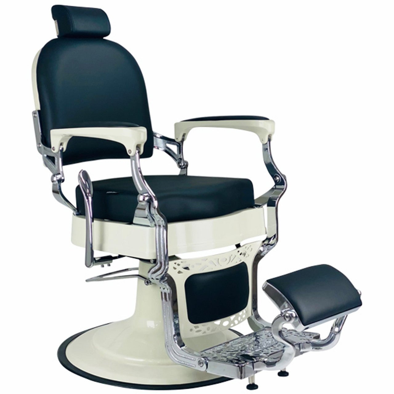 JOIKEN - HAVANA BARBER CHAIR - BLACK/IVORY - Luna Beauty Supplies