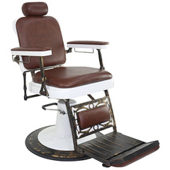 JOIKEN - CHICAGO BARBER CHAIR - BROWN - Luna Beauty Supplies